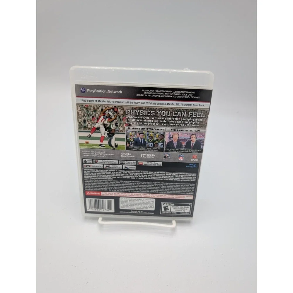 PS3 Madden NFL 13 2013 Complete CIB PlayStation 3 PS3